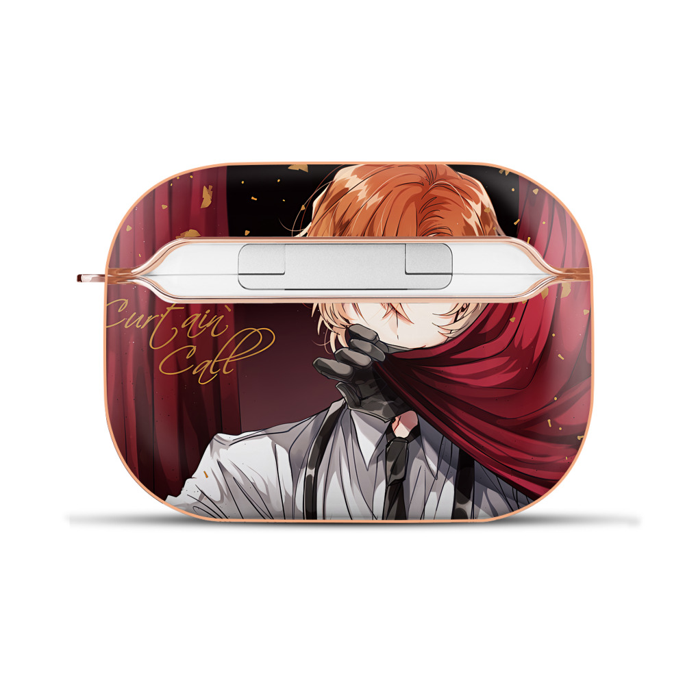 （画像用） 文豪ストレイドッグス Bungo Stray Dogs 【AirPods Pro用】ハードシェル保護ケース｜耐衝撃・防指紋・カラビナ付き商品仕様
