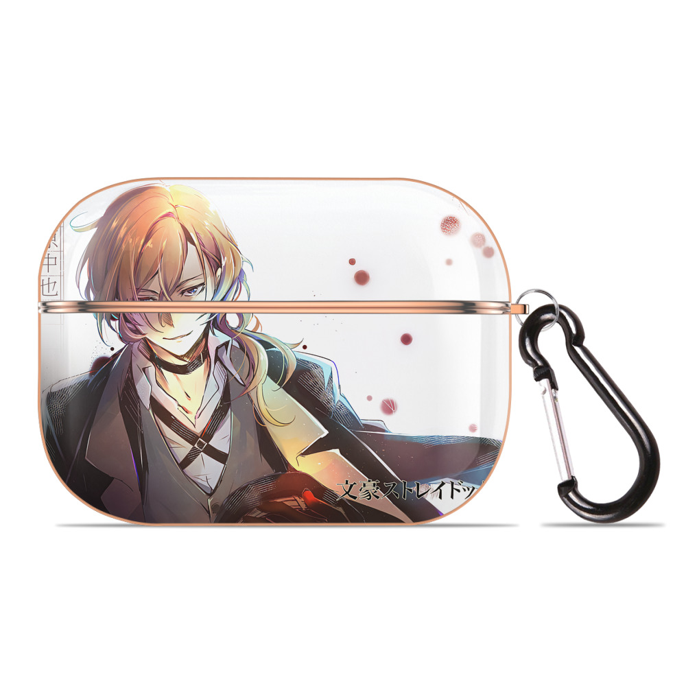 （画像用） 文豪ストレイドッグス Bungo Stray Dogs 【AirPods Pro用】ハードシェル保護ケース｜耐衝撃・防指紋・カラビナ付き商品仕様