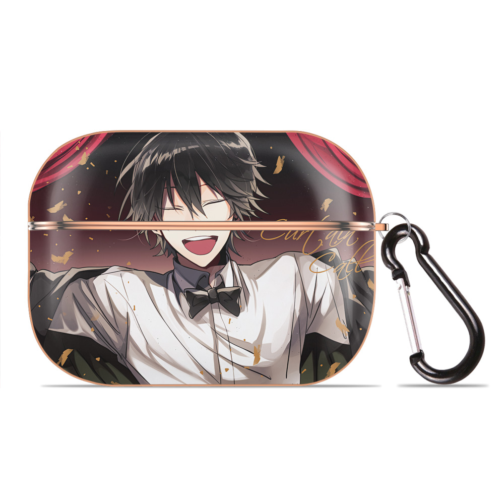 （画像用） 文豪ストレイドッグス Bungo Stray Dogs 【AirPods Pro用】ハードシェル保護ケース｜耐衝撃・防指紋・カラビナ付き商品仕様