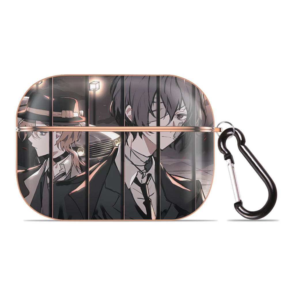 （画像用） 文豪ストレイドッグス Bungo Stray Dogs 【AirPods Pro用】ハードシェル保護ケース｜耐衝撃・防指紋・カラビナ付き商品仕様