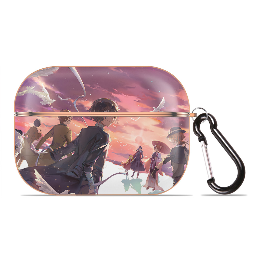 （画像用） 文豪ストレイドッグス Bungo Stray Dogs 【AirPods Pro用】ハードシェル保護ケース｜耐衝撃・防指紋・カラビナ付き商品仕様