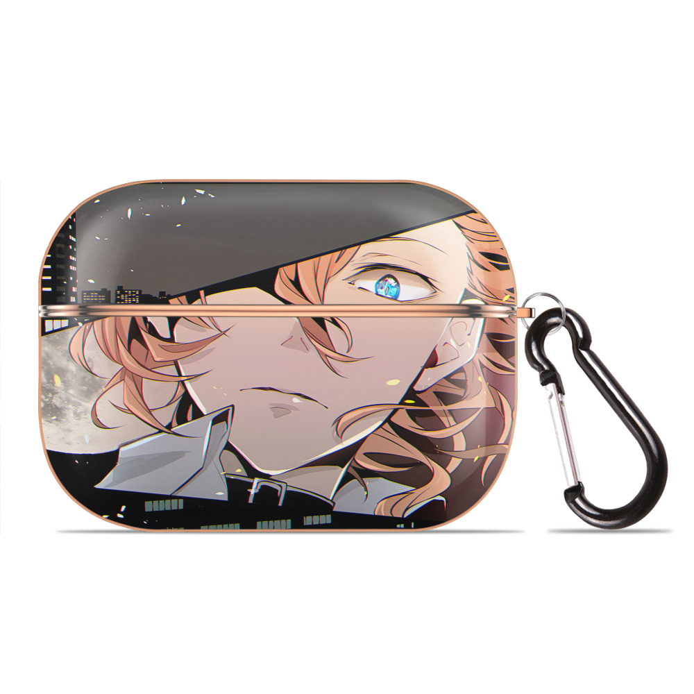 （画像用） 文豪ストレイドッグス Bungo Stray Dogs 【AirPods Pro用】ハードシェル保護ケース｜耐衝撃・防指紋・カラビナ付き商品仕様