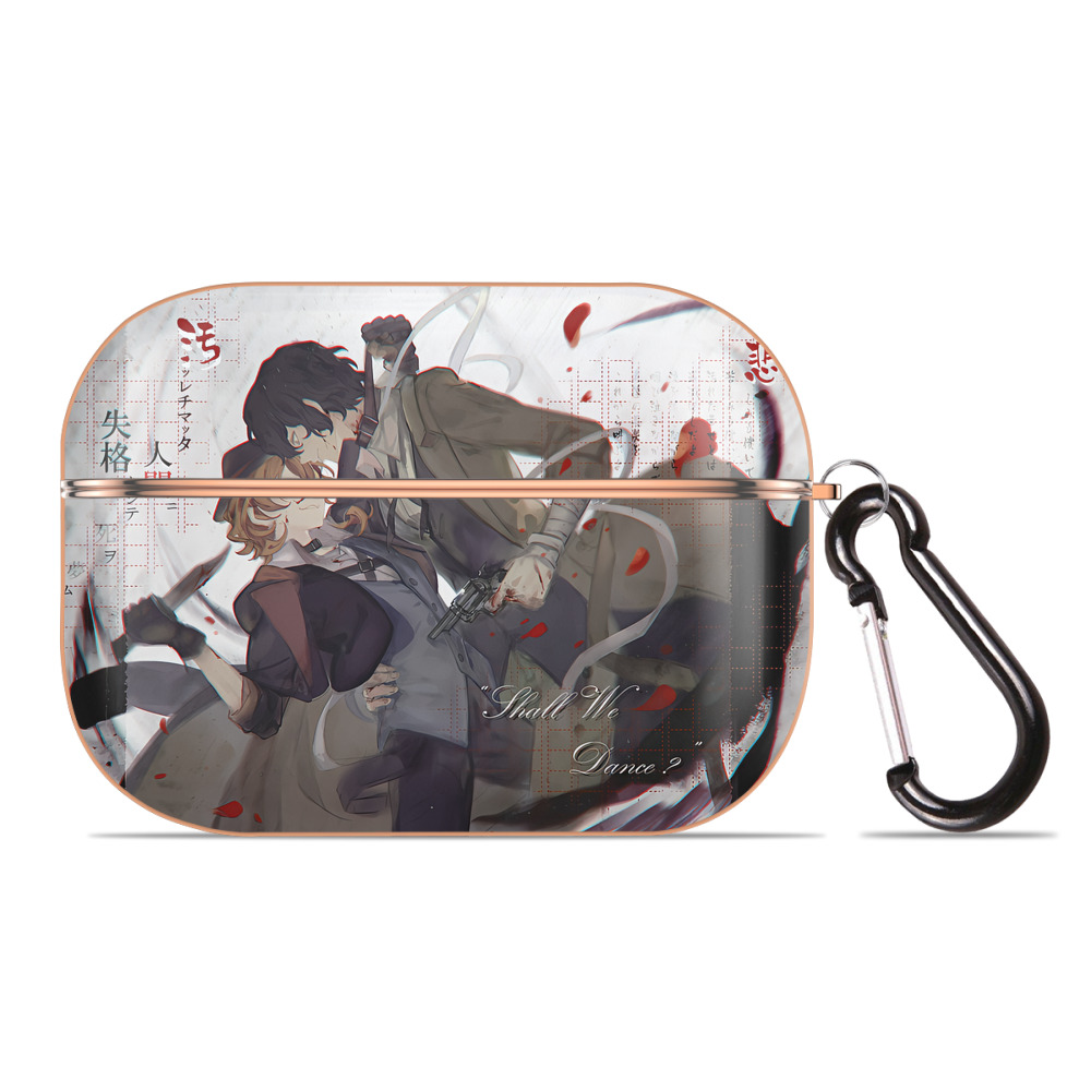 （画像用） 文豪ストレイドッグス Bungo Stray Dogs 【AirPods Pro用】ハードシェル保護ケース｜耐衝撃・防指紋・カラビナ付き商品仕様