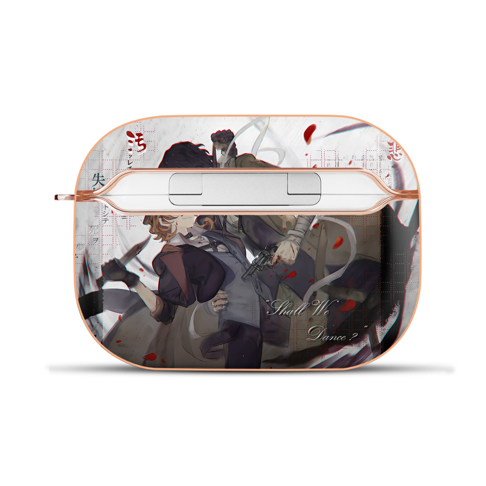 （画像用） 文豪ストレイドッグス Bungo Stray Dogs 【AirPods Pro用】ハードシェル保護ケース｜耐衝撃・防指紋・カラビナ付き商品仕様