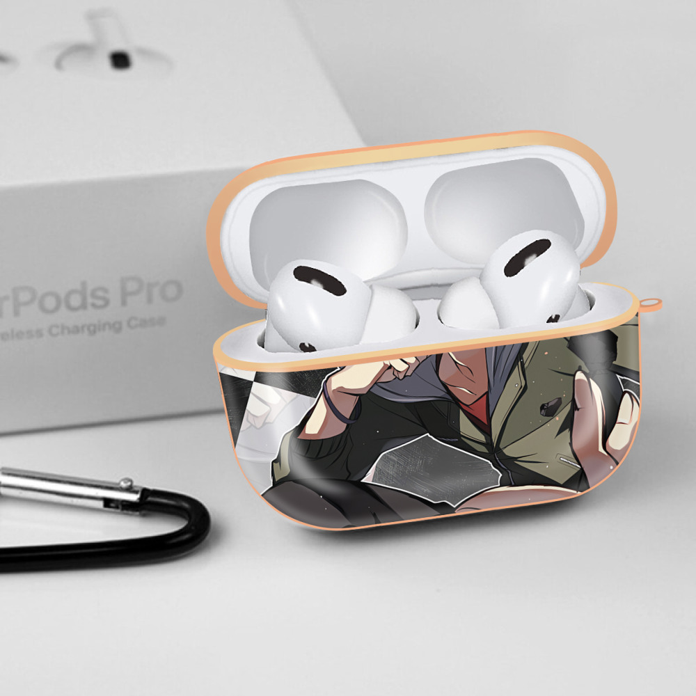 文豪ストレイドッグス Bungo Stray Dogs 【AirPods Pro用】ハードシェル保護ケース｜耐衝撃・防指紋・カラビナ付き商品仕様