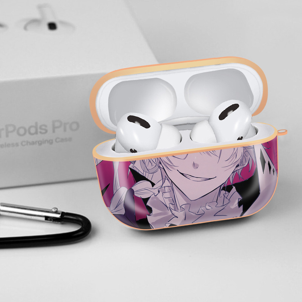 文豪ストレイドッグス Bungo Stray Dogs 【AirPods Pro用】ハードシェル保護ケース｜耐衝撃・防指紋・カラビナ付き商品仕様