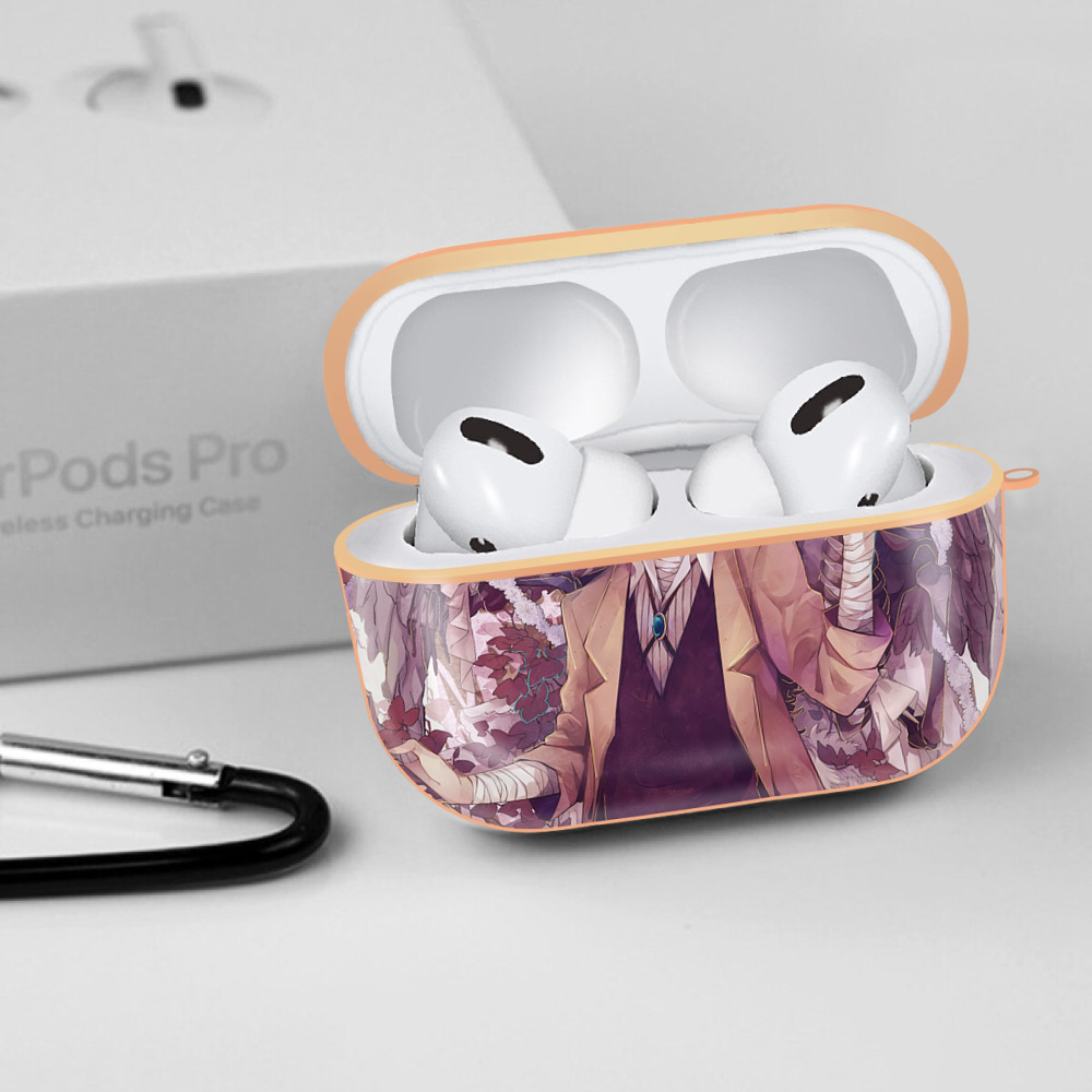 文豪ストレイドッグス Bungo Stray Dogs 【AirPods Pro用】ハードシェル保護ケース｜耐衝撃・防指紋・カラビナ付き商品仕様