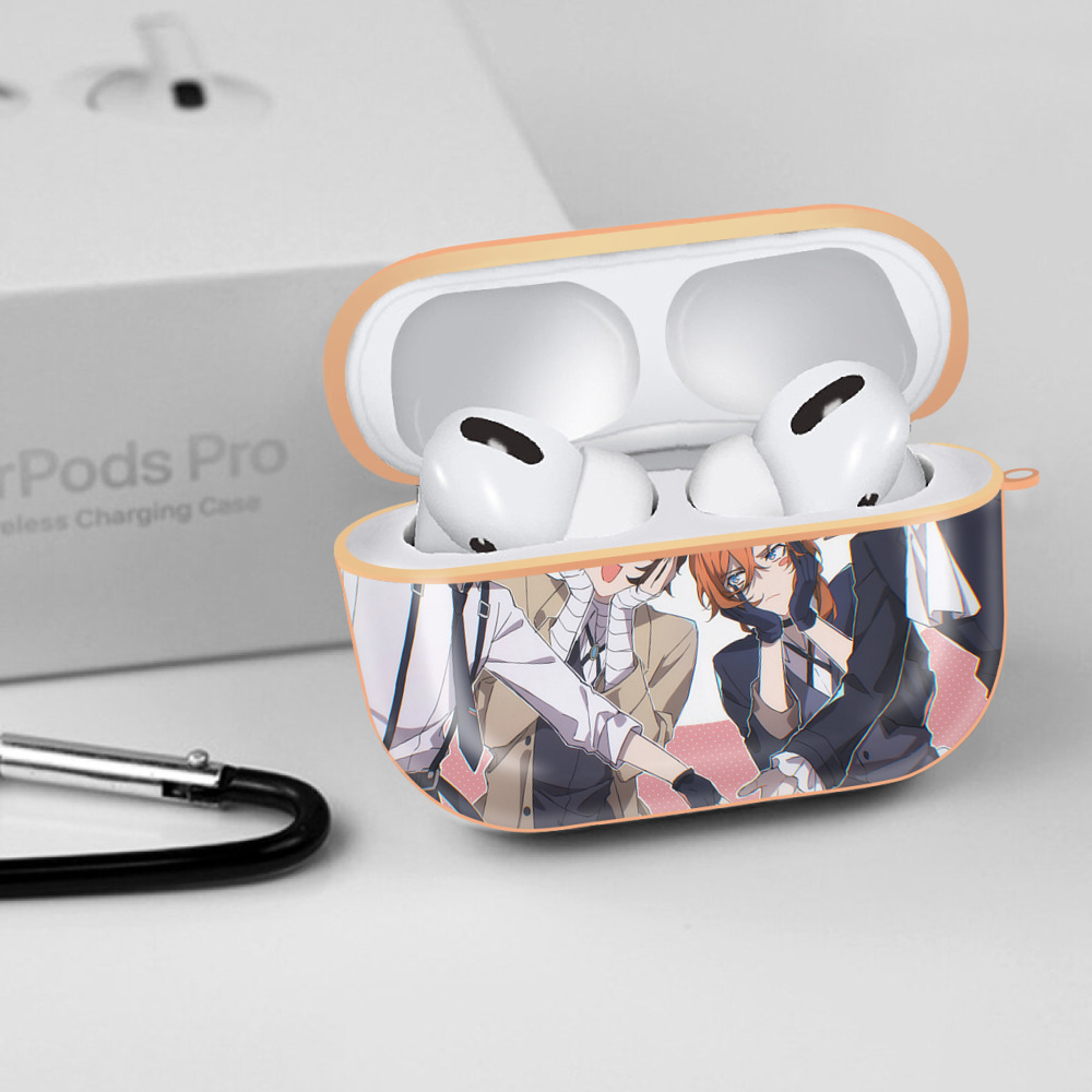 文豪ストレイドッグス Bungo Stray Dogs 【AirPods Pro用】ハードシェル保護ケース｜耐衝撃・防指紋・カラビナ付き商品仕様