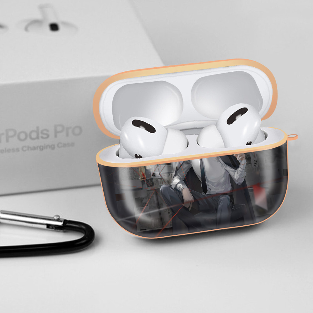 文豪ストレイドッグス Bungo Stray Dogs 【AirPods Pro用】ハードシェル保護ケース｜耐衝撃・防指紋・カラビナ付き商品仕様