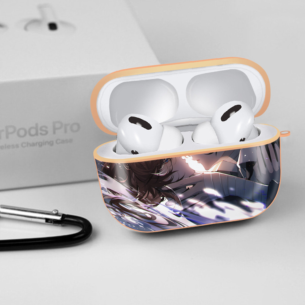 文豪ストレイドッグス Bungo Stray Dogs 【AirPods Pro用】ハードシェル保護ケース｜耐衝撃・防指紋・カラビナ付き商品仕様