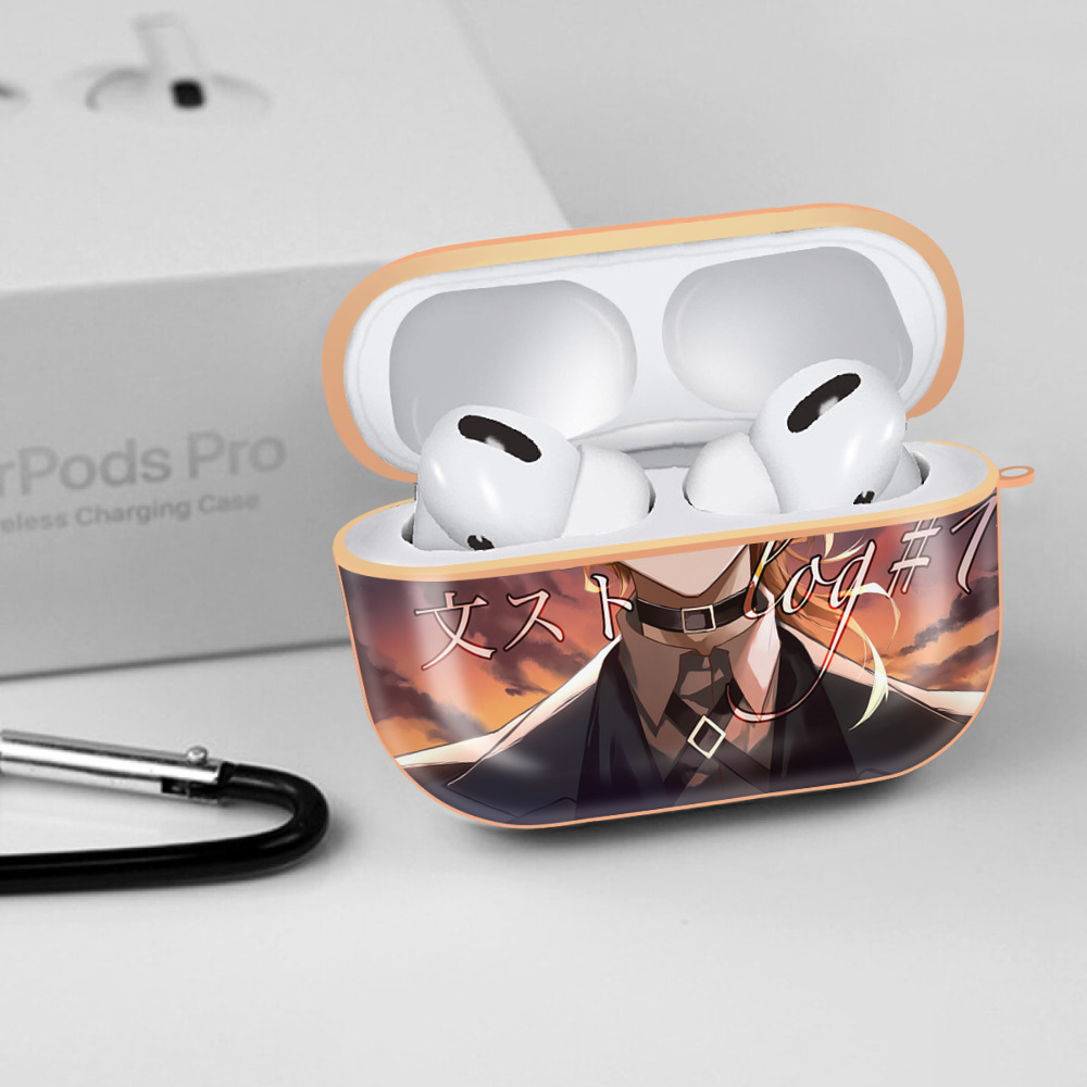 文豪ストレイドッグス Bungo Stray Dogs 【AirPods Pro用】ハードシェル保護ケース｜耐衝撃・防指紋・カラビナ付き商品仕様