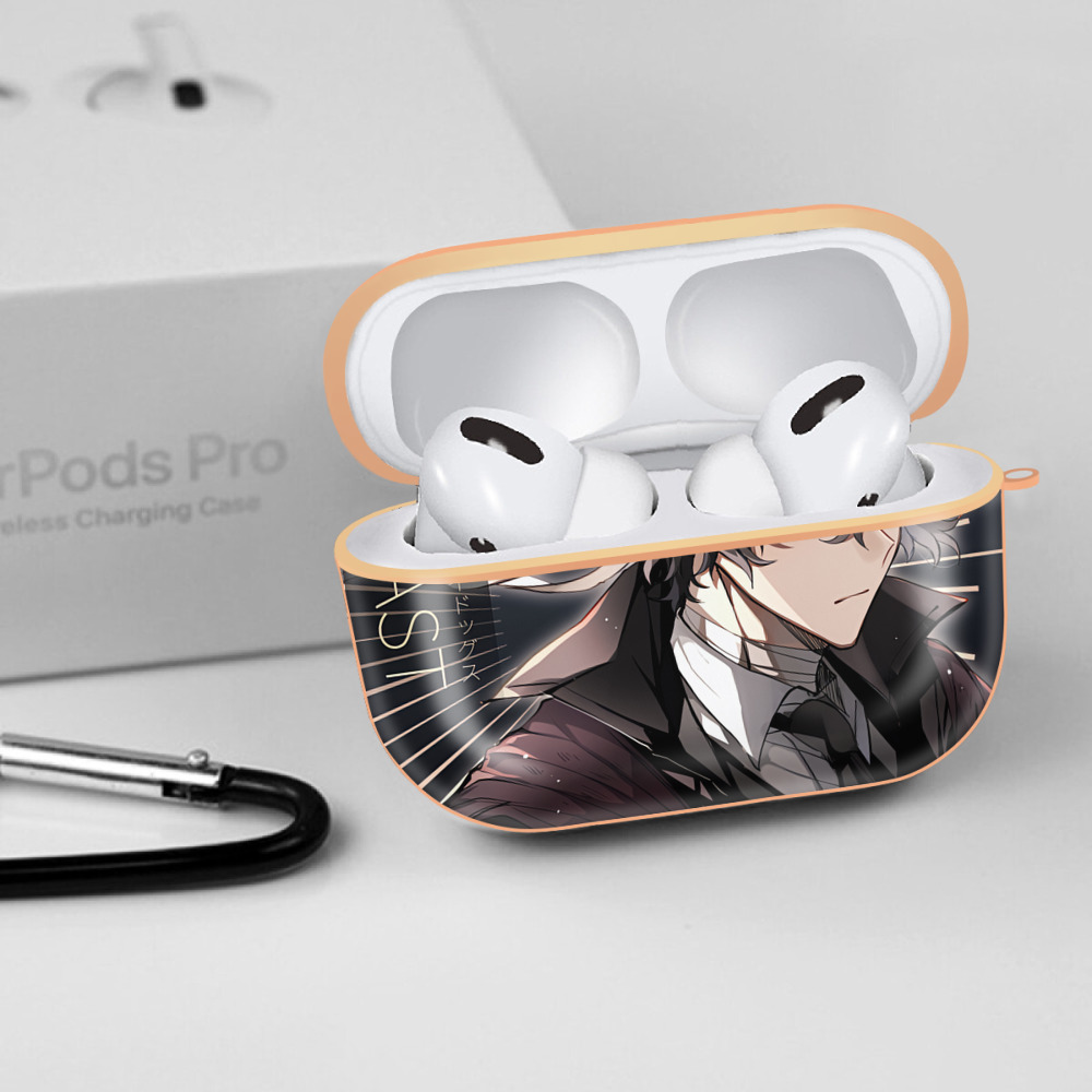 文豪ストレイドッグス Bungo Stray Dogs 【AirPods Pro用】ハードシェル保護ケース｜耐衝撃・防指紋・カラビナ付き商品仕様