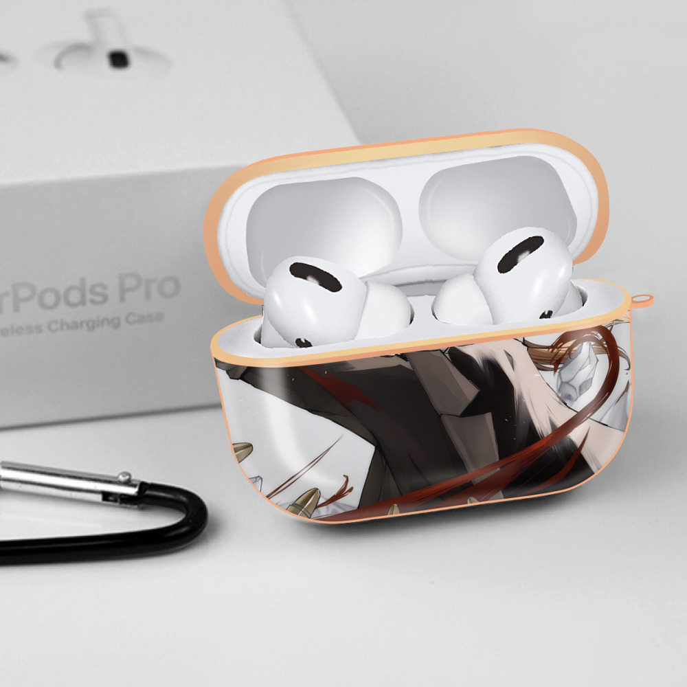 文豪ストレイドッグス Bungo Stray Dogs 【AirPods Pro用】ハードシェル保護ケース｜耐衝撃・防指紋・カラビナ付き商品仕様