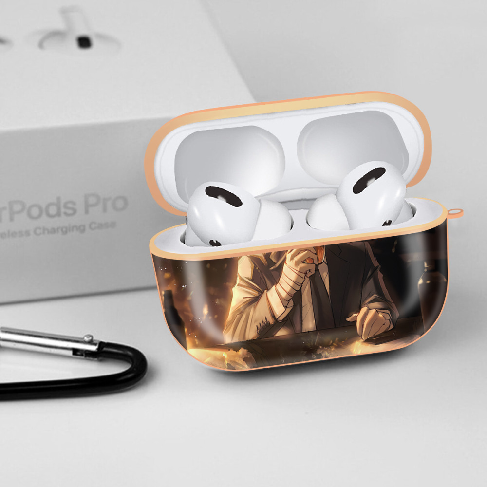 文豪ストレイドッグス Bungo Stray Dogs 【AirPods Pro用】ハードシェル保護ケース｜耐衝撃・防指紋・カラビナ付き商品仕様