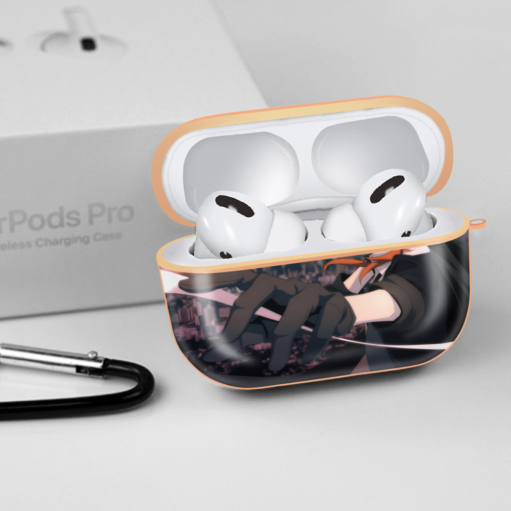 文豪ストレイドッグス Bungo Stray Dogs 【AirPods Pro用】ハードシェル保護ケース｜耐衝撃・防指紋・カラビナ付き商品仕様