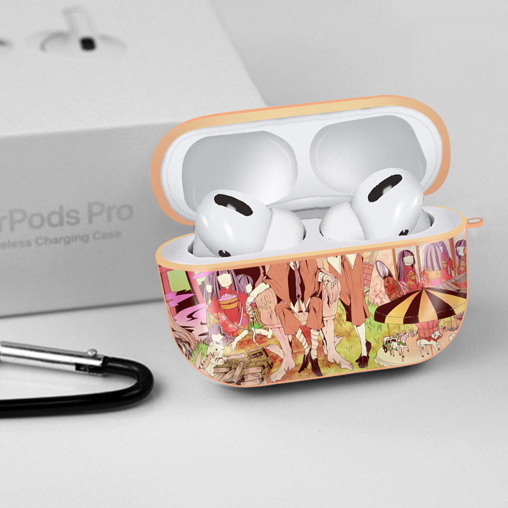 文豪ストレイドッグス Bungo Stray Dogs 【AirPods Pro用】ハードシェル保護ケース｜耐衝撃・防指紋・カラビナ付き商品仕様