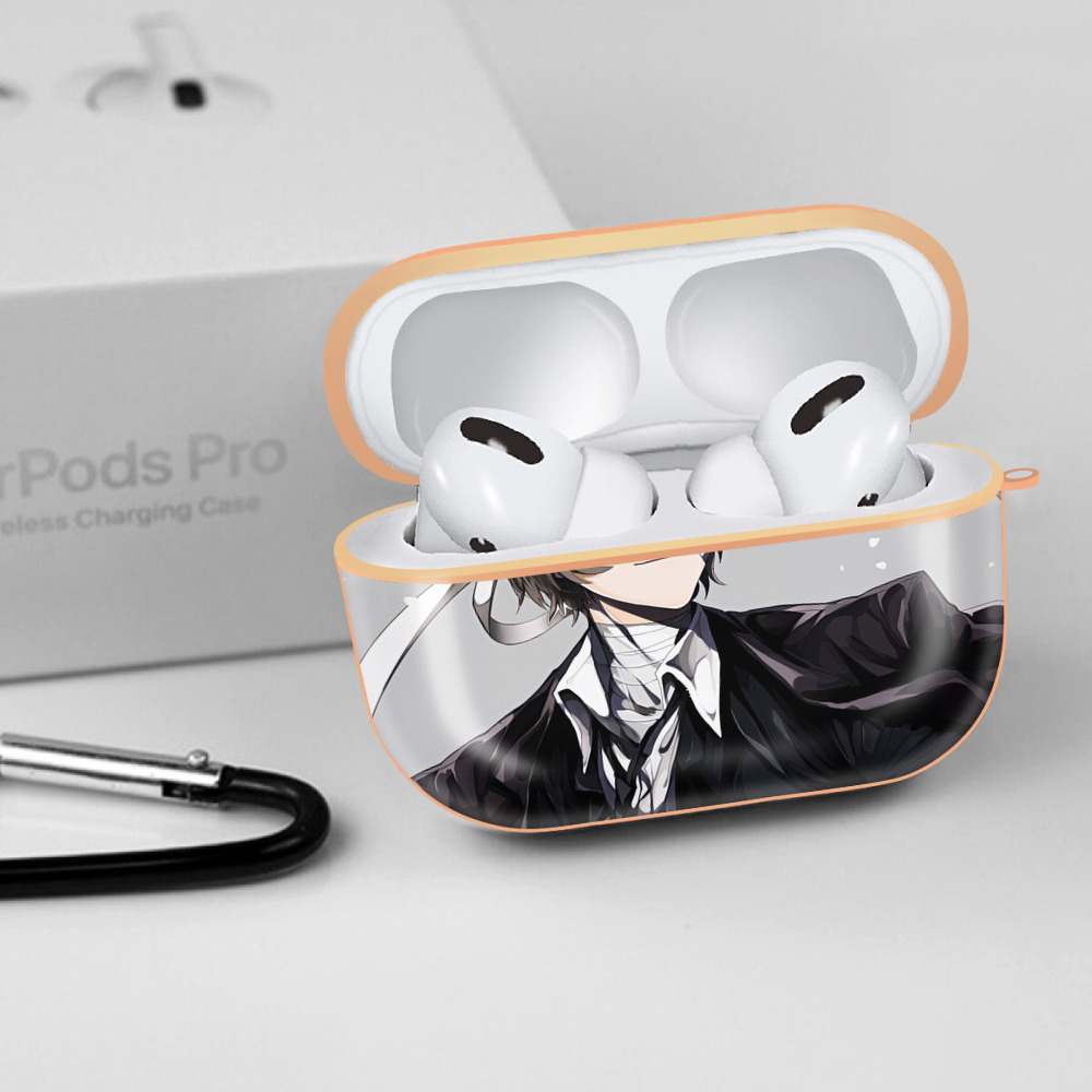文豪ストレイドッグス Bungo Stray Dogs 【AirPods Pro用】ハードシェル保護ケース｜耐衝撃・防指紋・カラビナ付き商品仕様