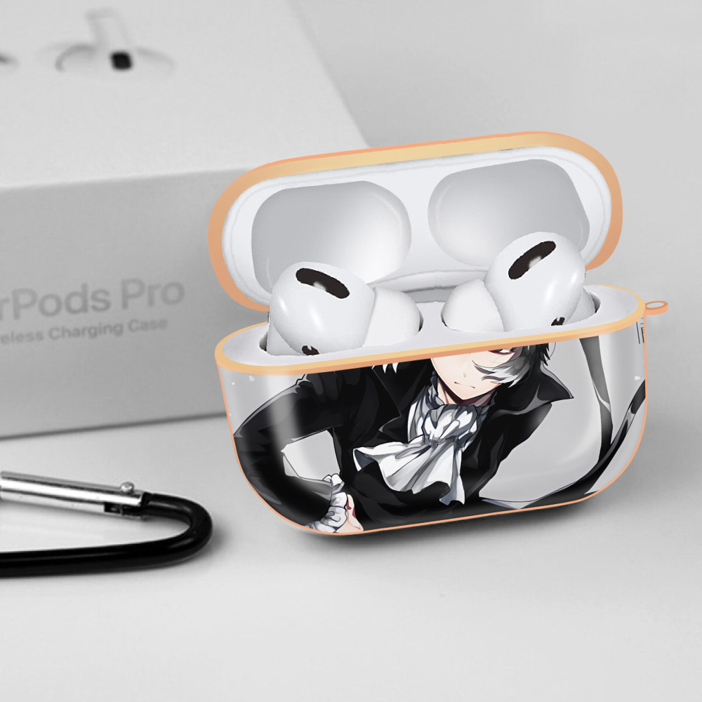 文豪ストレイドッグス Bungo Stray Dogs 【AirPods Pro用】ハードシェル保護ケース｜耐衝撃・防指紋・カラビナ付き商品仕様
