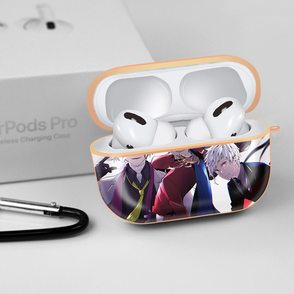 文豪ストレイドッグス Bungo Stray Dogs 【AirPods Pro用】ハードシェル保護ケース｜耐衝撃・防指紋・カラビナ付き商品仕様