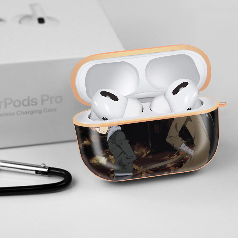 文豪ストレイドッグス Bungo Stray Dogs 【AirPods Pro用】ハードシェル保護ケース｜耐衝撃・防指紋・カラビナ付き商品仕様