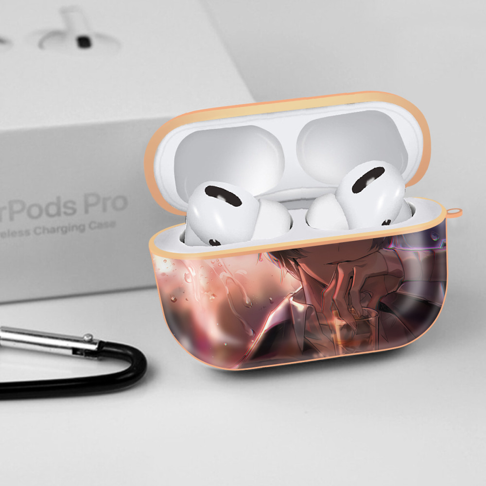 文豪ストレイドッグス Bungo Stray Dogs 【AirPods Pro用】ハードシェル保護ケース｜耐衝撃・防指紋・カラビナ付き商品仕様