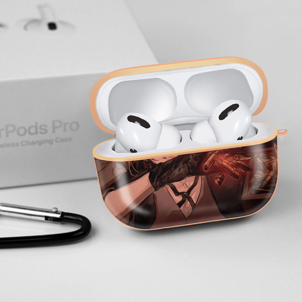 文豪ストレイドッグス Bungo Stray Dogs 【AirPods Pro用】ハードシェル保護ケース｜耐衝撃・防指紋・カラビナ付き商品仕様