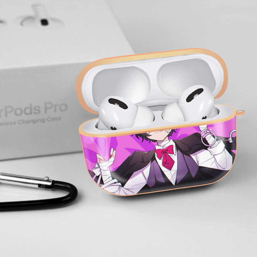 文豪ストレイドッグス Bungo Stray Dogs 【AirPods Pro用】ハードシェル保護ケース｜耐衝撃・防指紋・カラビナ付き商品仕様