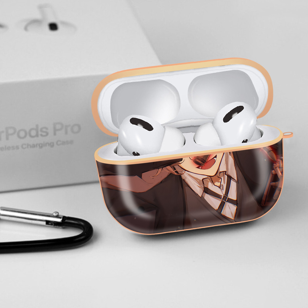 文豪ストレイドッグス Bungo Stray Dogs 【AirPods Pro用】ハードシェル保護ケース｜耐衝撃・防指紋・カラビナ付き商品仕様