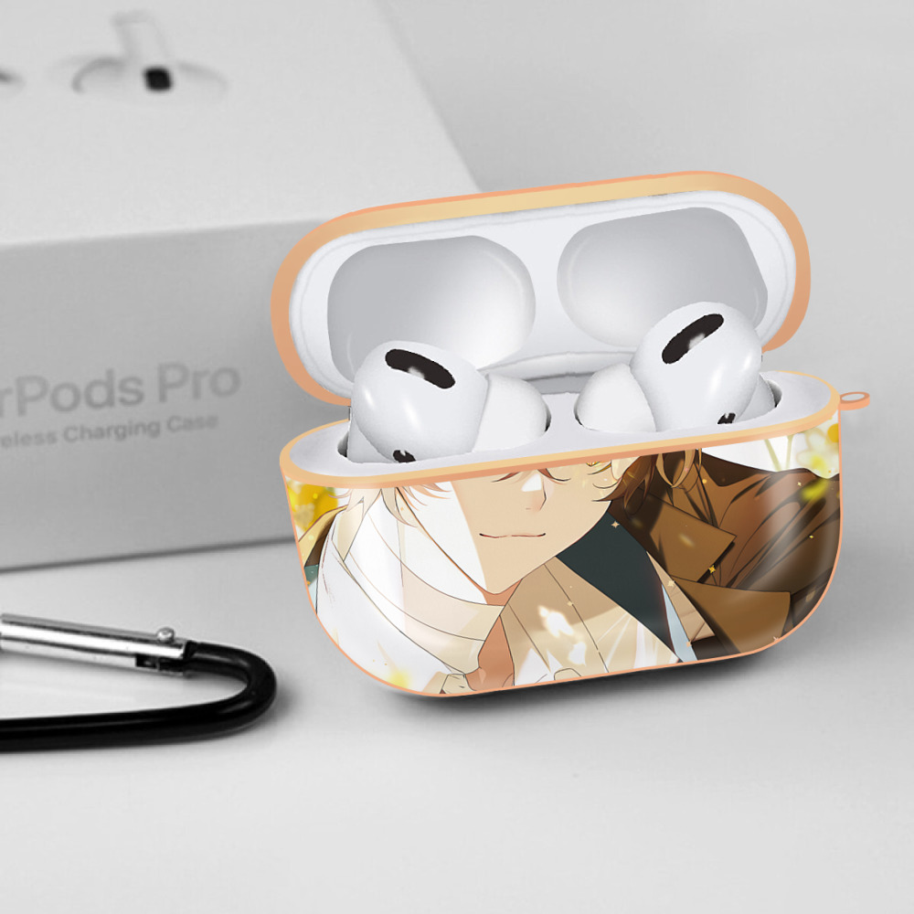 文豪ストレイドッグス Bungo Stray Dogs 【AirPods Pro用】ハードシェル保護ケース｜耐衝撃・防指紋・カラビナ付き商品仕様