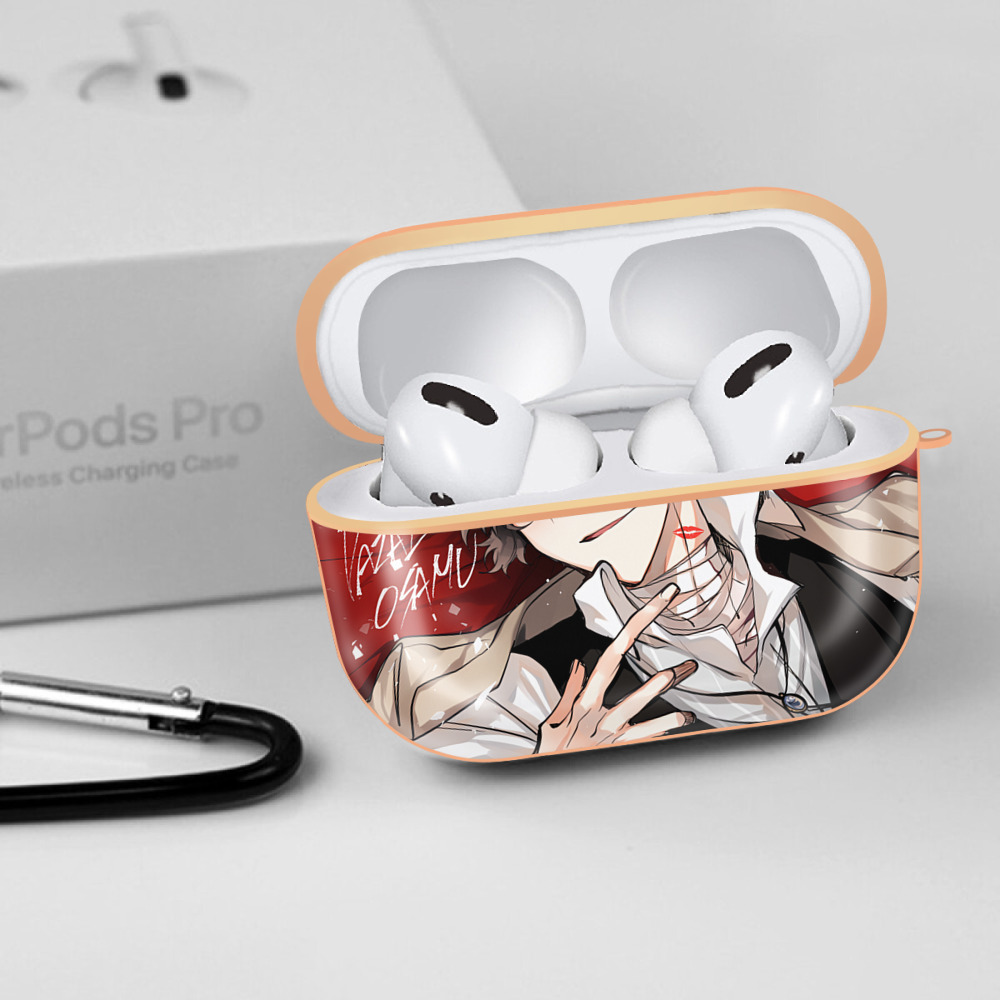 文豪ストレイドッグス Bungo Stray Dogs 【AirPods Pro用】ハードシェル保護ケース｜耐衝撃・防指紋・カラビナ付き商品仕様