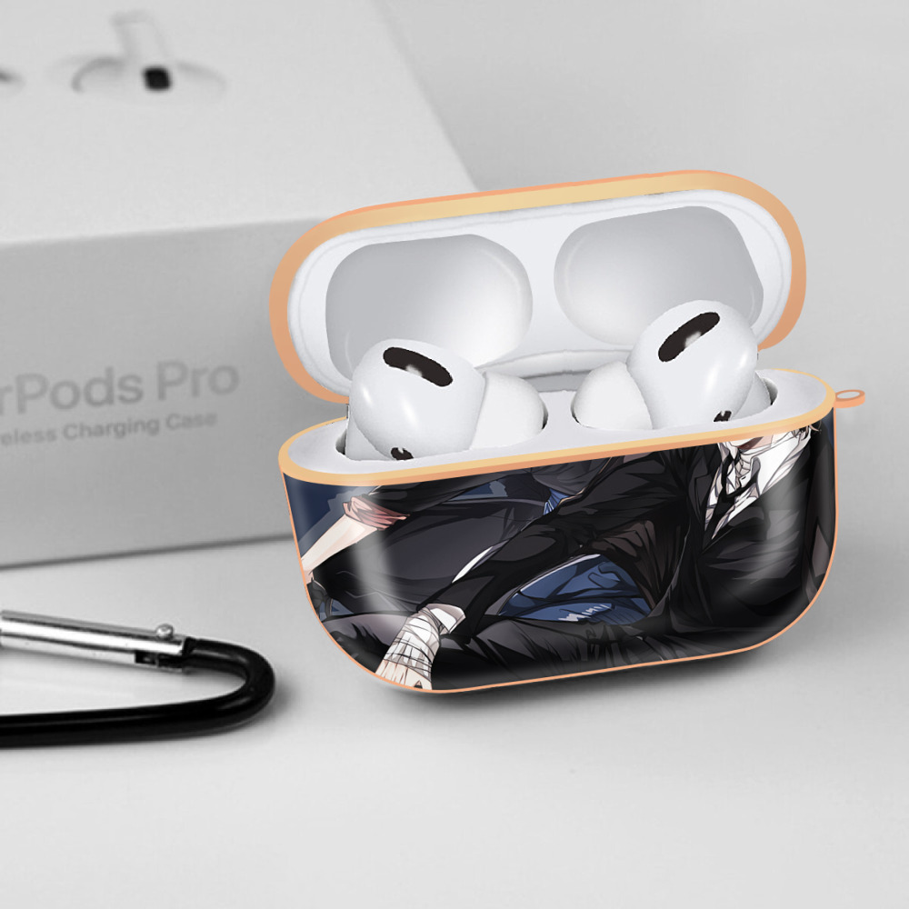 文豪ストレイドッグス Bungo Stray Dogs 【AirPods Pro用】ハードシェル保護ケース｜耐衝撃・防指紋・カラビナ付き商品仕様