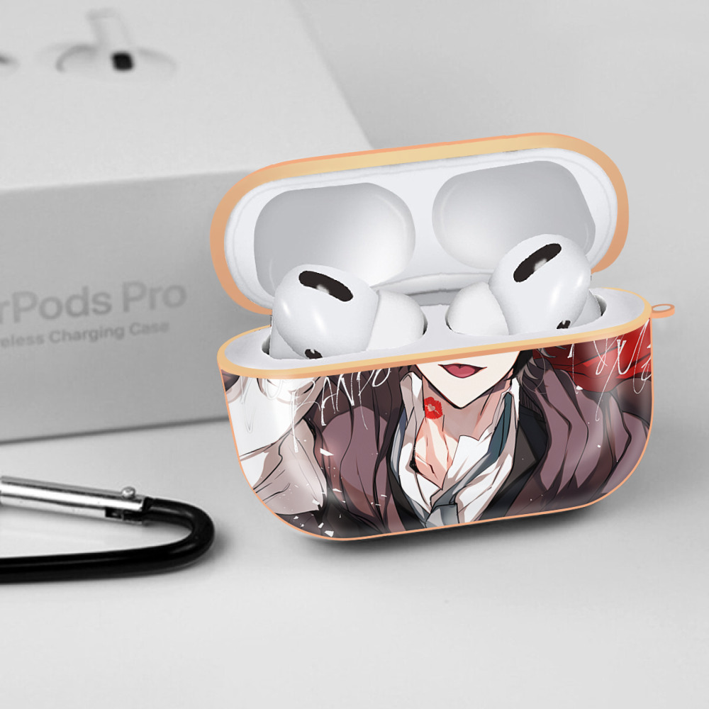 文豪ストレイドッグス Bungo Stray Dogs 【AirPods Pro用】ハードシェル保護ケース｜耐衝撃・防指紋・カラビナ付き商品仕様