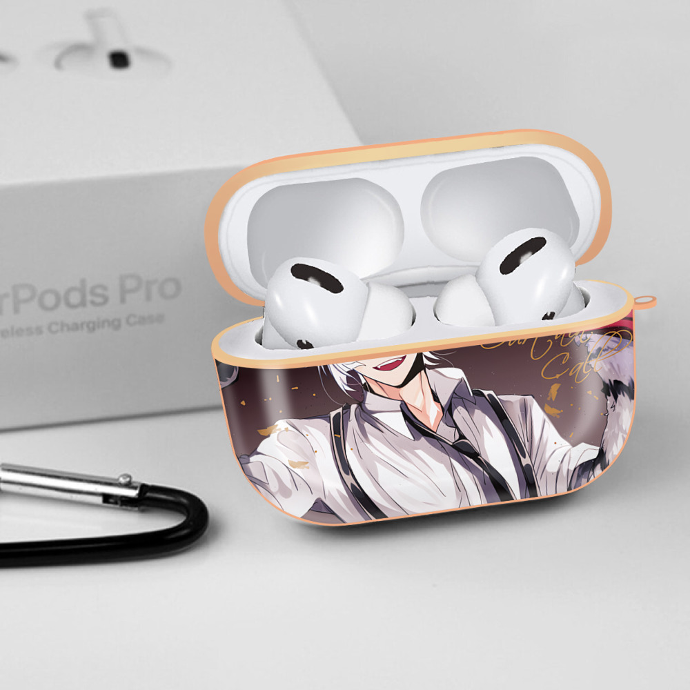 文豪ストレイドッグス Bungo Stray Dogs 【AirPods Pro用】ハードシェル保護ケース｜耐衝撃・防指紋・カラビナ付き商品仕様
