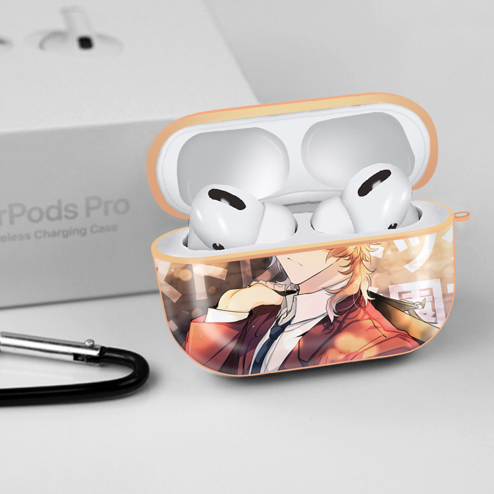 文豪ストレイドッグス Bungo Stray Dogs 【AirPods Pro用】ハードシェル保護ケース｜耐衝撃・防指紋・カラビナ付き商品仕様
