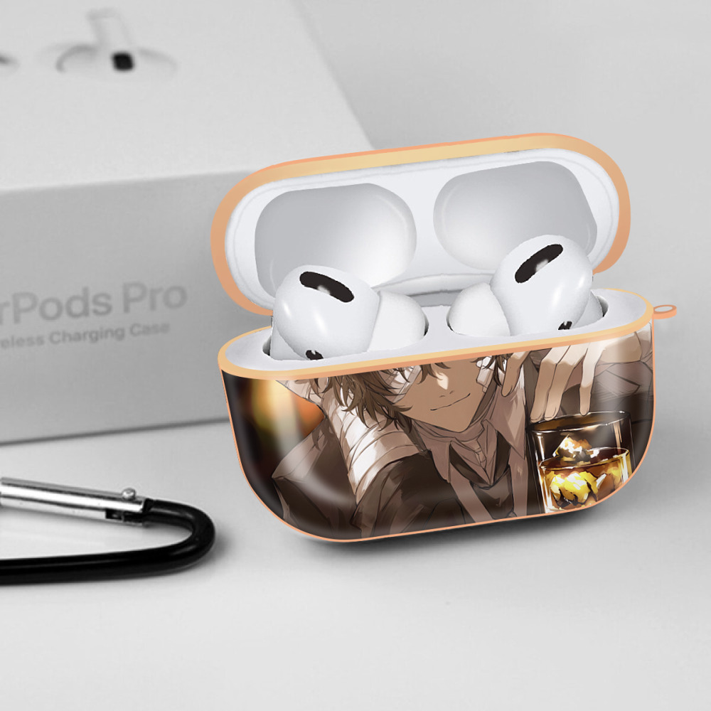 文豪ストレイドッグス Bungo Stray Dogs 【AirPods Pro用】ハードシェル保護ケース｜耐衝撃・防指紋・カラビナ付き商品仕様
