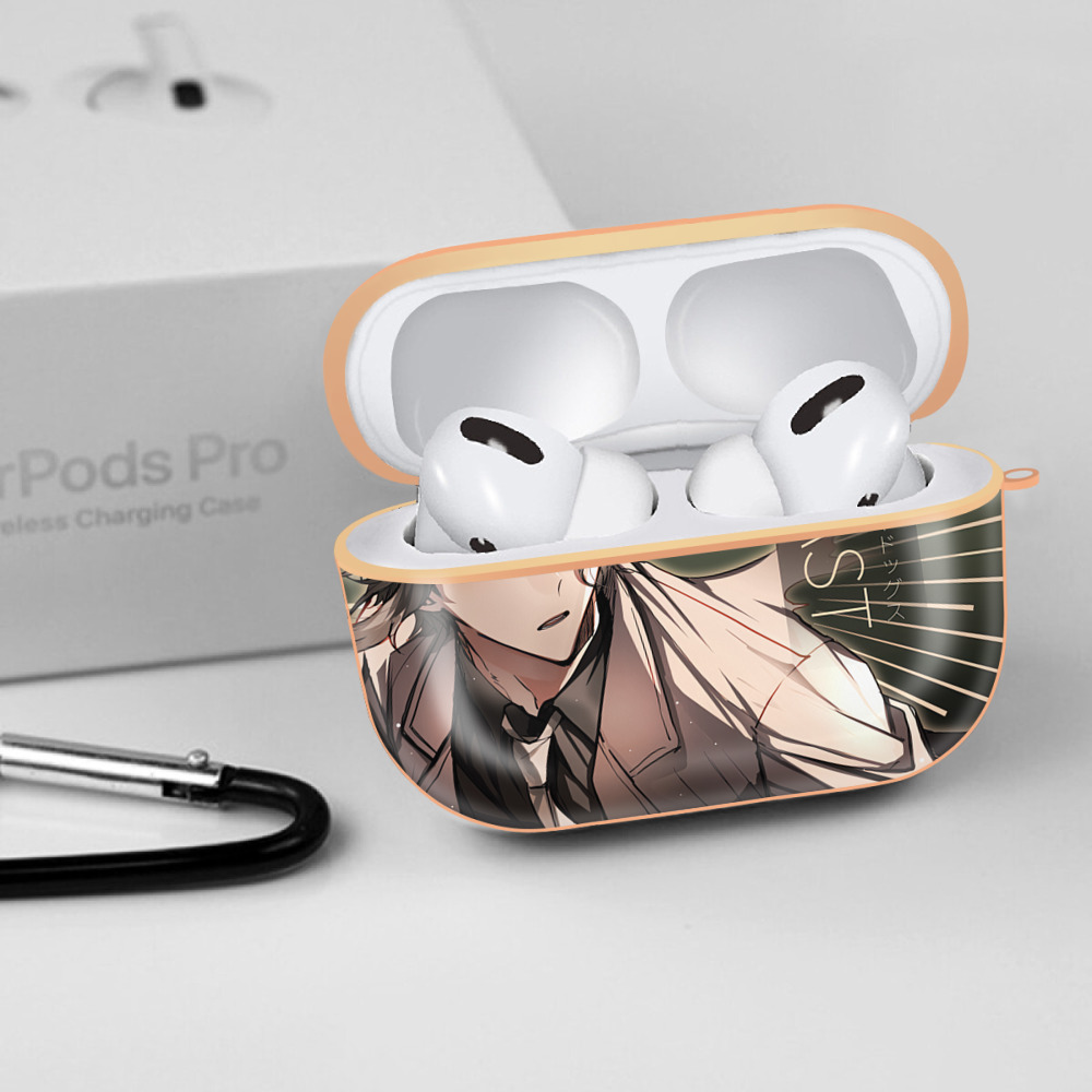 文豪ストレイドッグス Bungo Stray Dogs 【AirPods Pro用】ハードシェル保護ケース｜耐衝撃・防指紋・カラビナ付き商品仕様