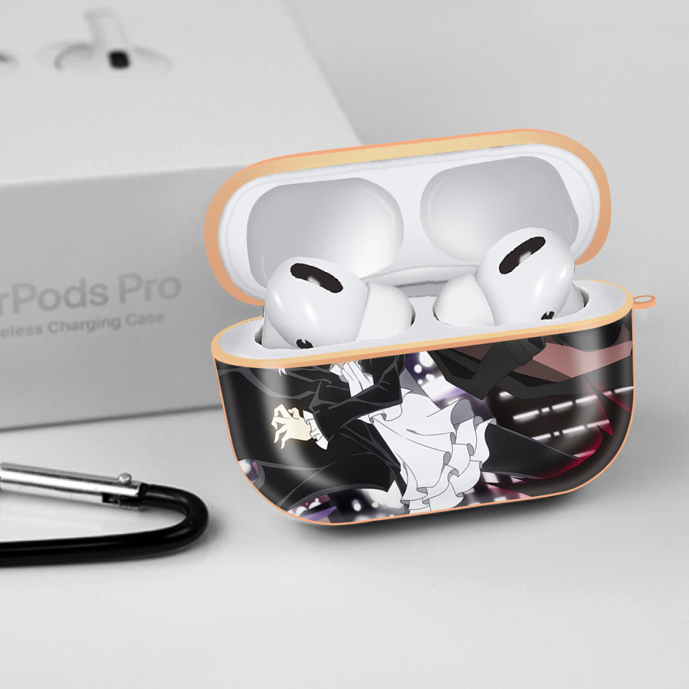 文豪ストレイドッグス Bungo Stray Dogs 【AirPods Pro用】ハードシェル保護ケース｜耐衝撃・防指紋・カラビナ付き商品仕様