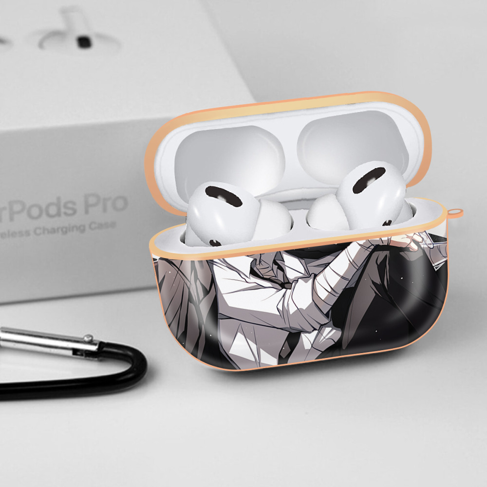 文豪ストレイドッグス Bungo Stray Dogs 【AirPods Pro用】ハードシェル保護ケース｜耐衝撃・防指紋・カラビナ付き商品仕様