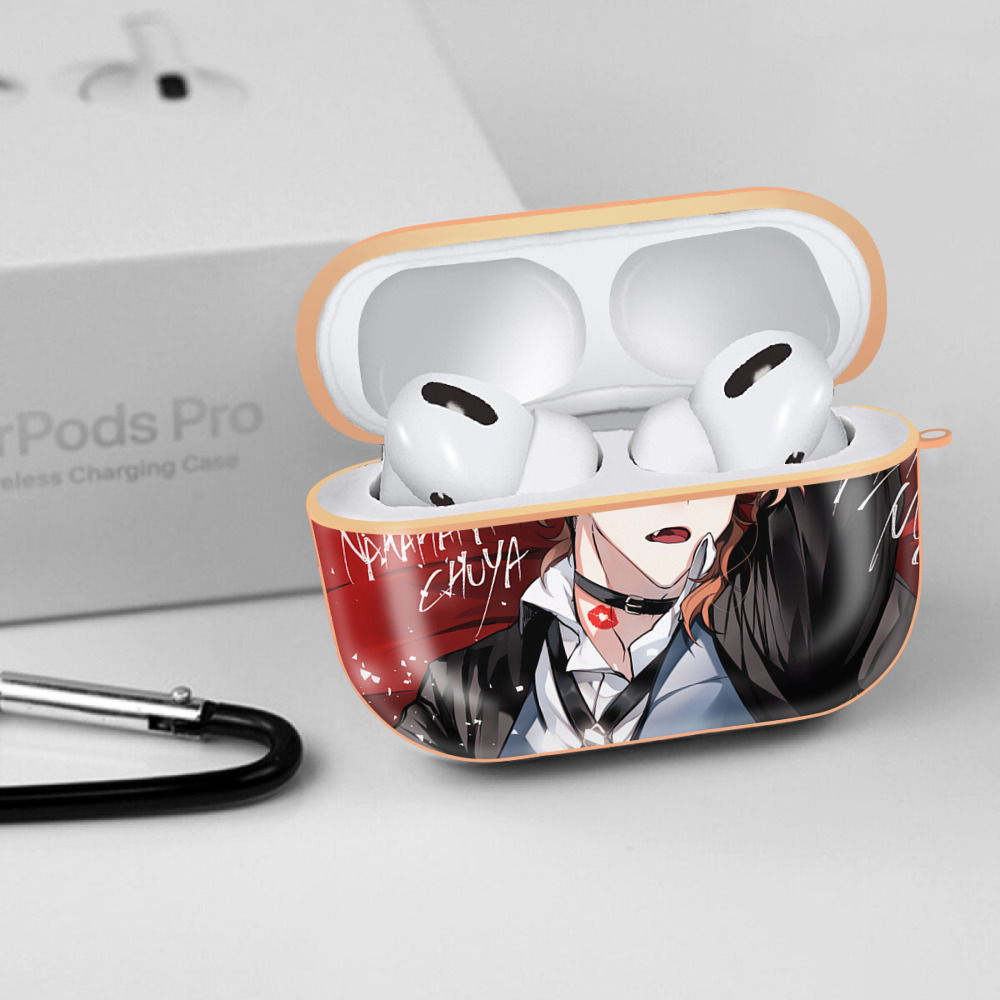 文豪ストレイドッグス Bungo Stray Dogs 【AirPods Pro用】ハードシェル保護ケース｜耐衝撃・防指紋・カラビナ付き商品仕様
