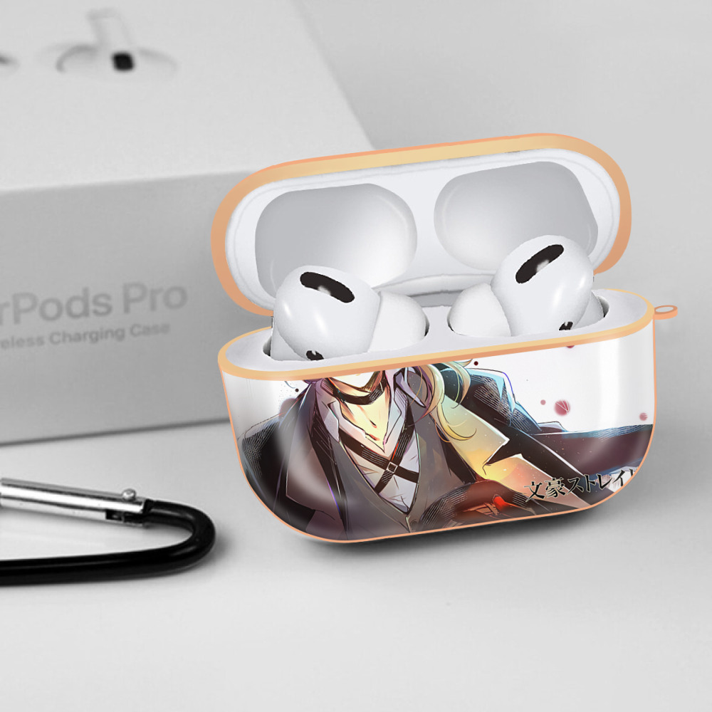 文豪ストレイドッグス Bungo Stray Dogs 【AirPods Pro用】ハードシェル保護ケース｜耐衝撃・防指紋・カラビナ付き商品仕様