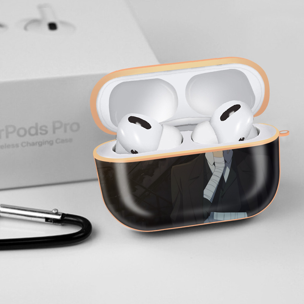 文豪ストレイドッグス Bungo Stray Dogs 【AirPods Pro用】ハードシェル保護ケース｜耐衝撃・防指紋・カラビナ付き商品仕様