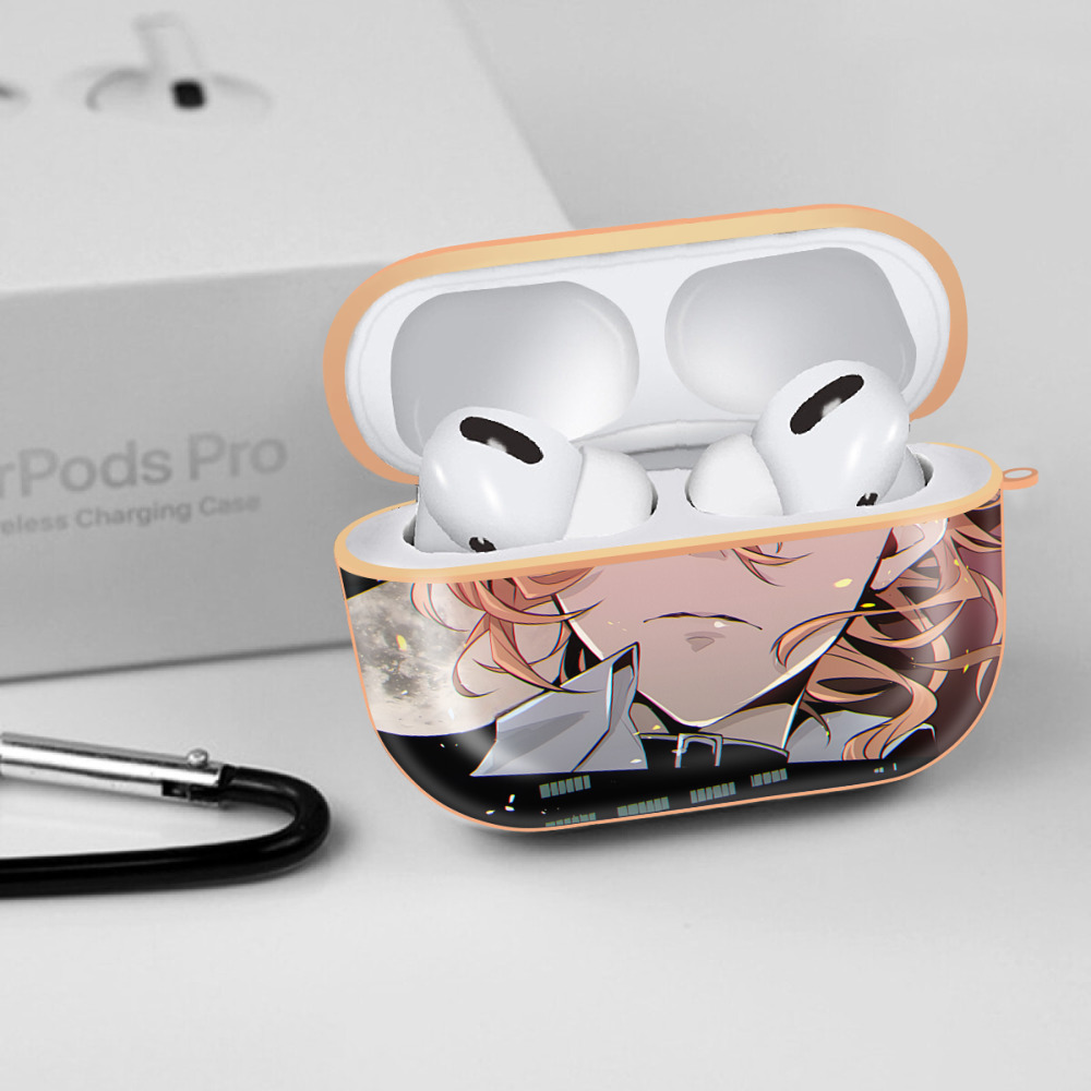 文豪ストレイドッグス Bungo Stray Dogs 【AirPods Pro用】ハードシェル保護ケース｜耐衝撃・防指紋・カラビナ付き商品仕様