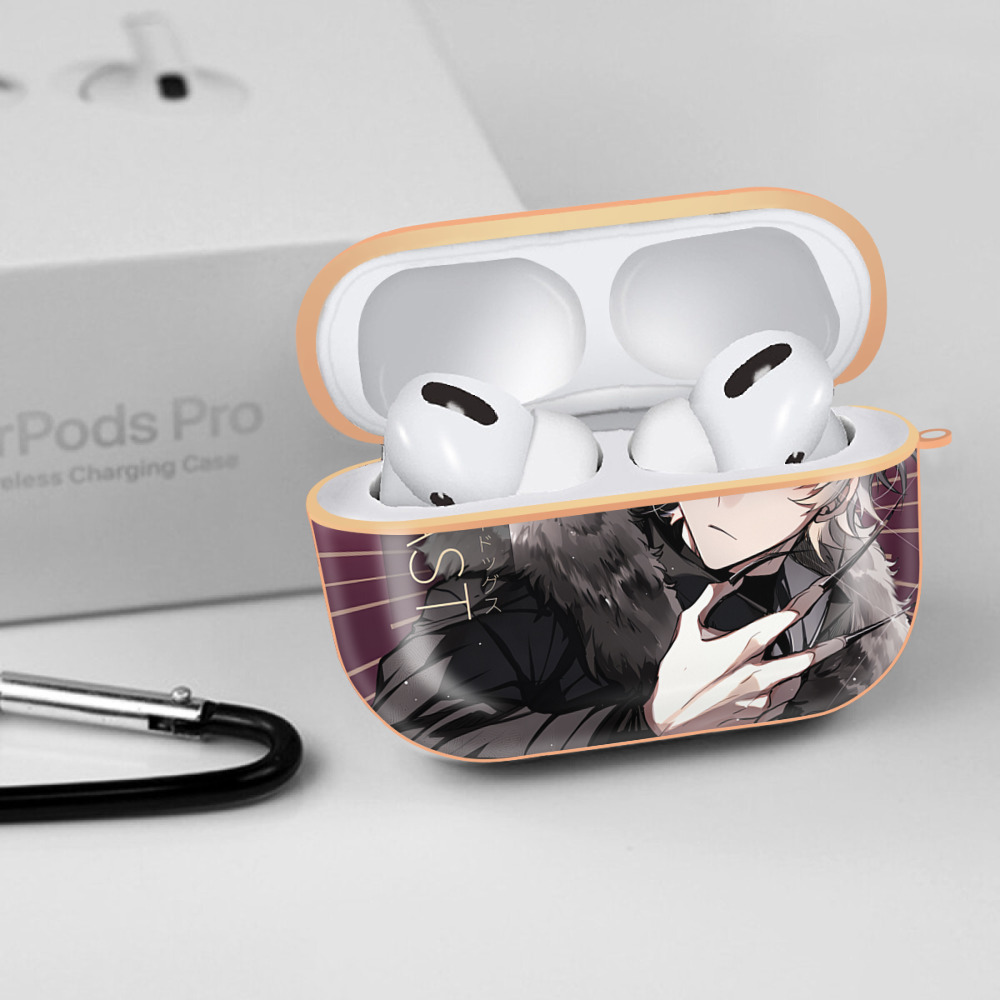 文豪ストレイドッグス Bungo Stray Dogs 【AirPods Pro用】ハードシェル保護ケース｜耐衝撃・防指紋・カラビナ付き商品仕様