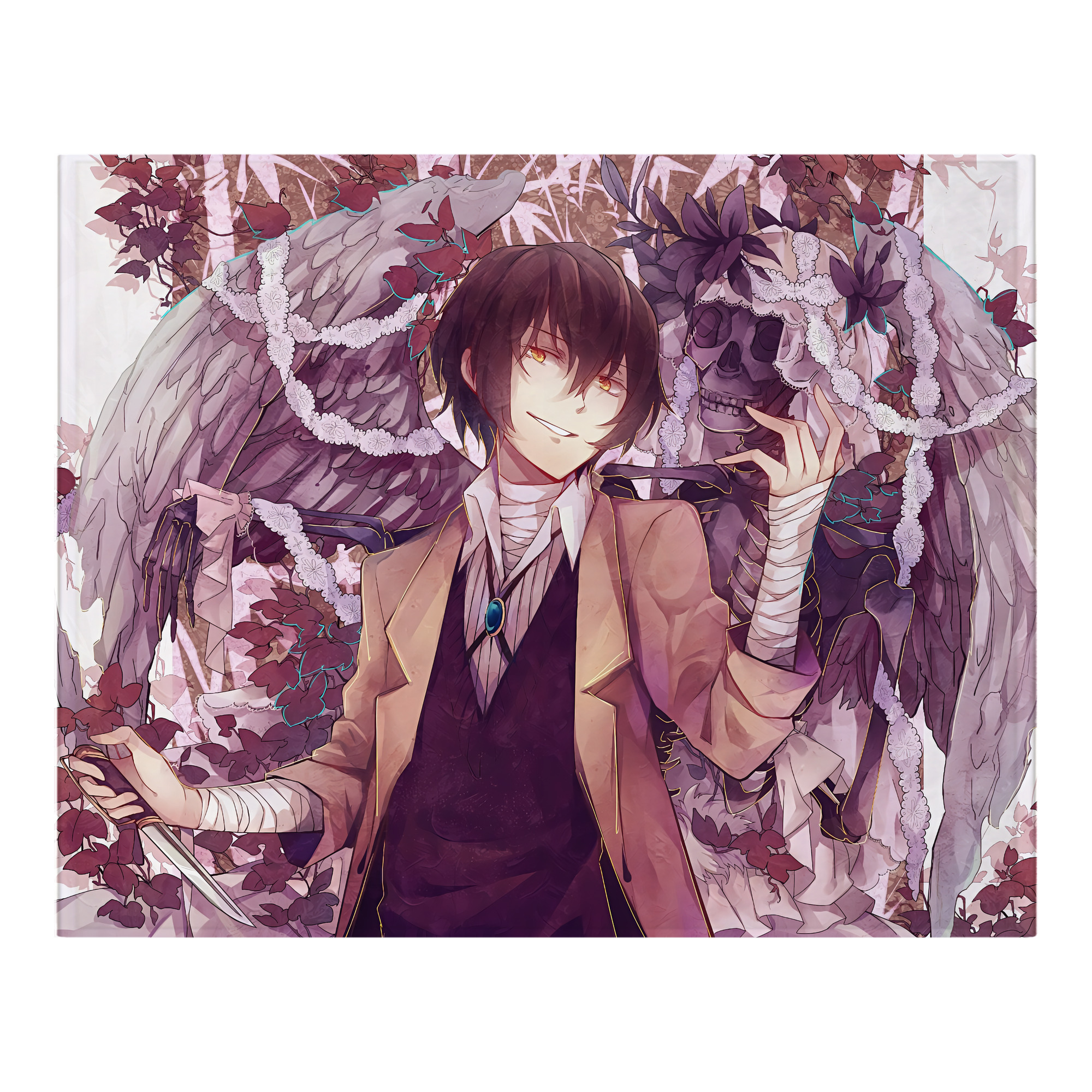 （画像用） 文豪ストレイドッグス Bungo Stray Dogs フランネルブランケット・多サイズ対応（横型）