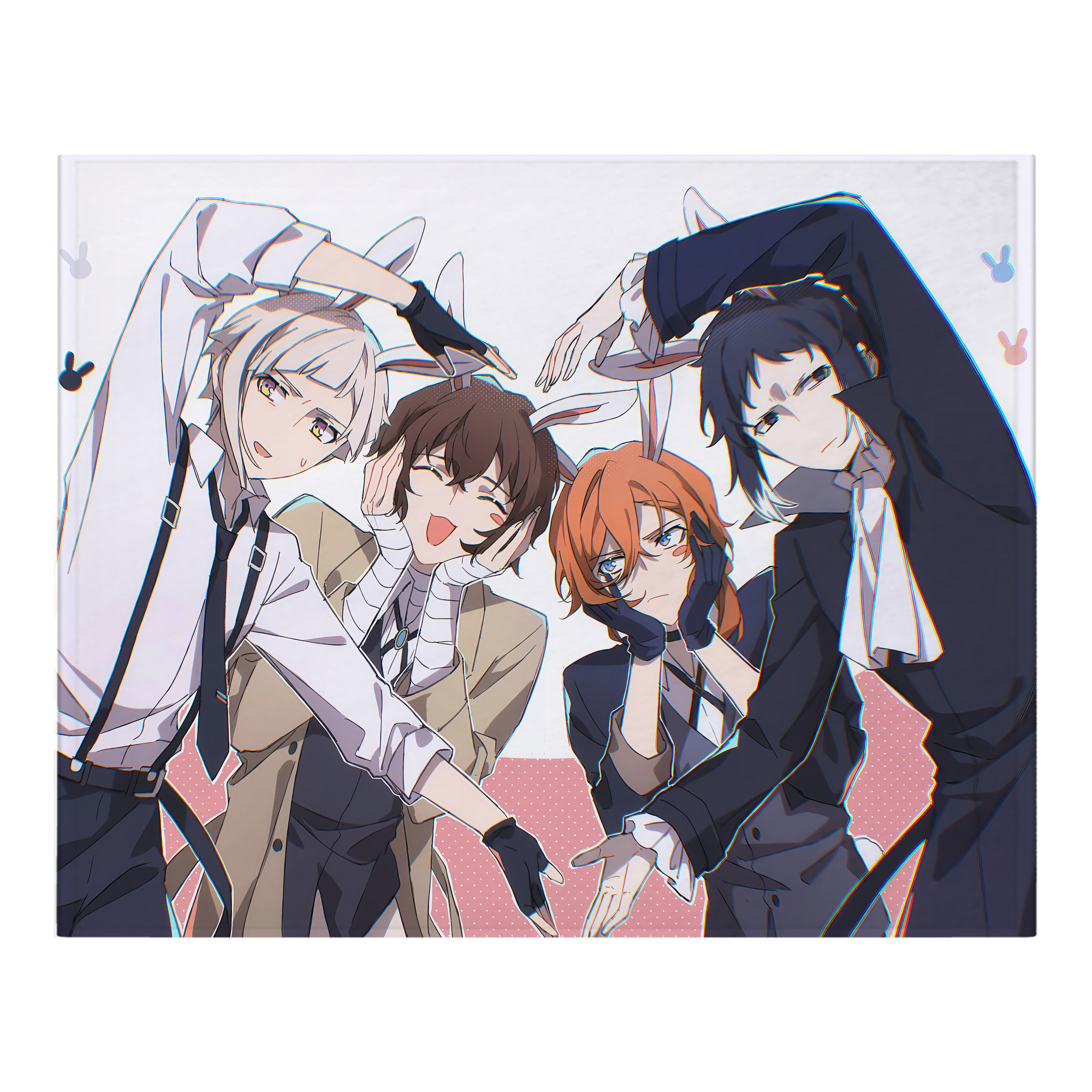 （画像用） 文豪ストレイドッグス Bungo Stray Dogs フランネルブランケット・多サイズ対応（横型）