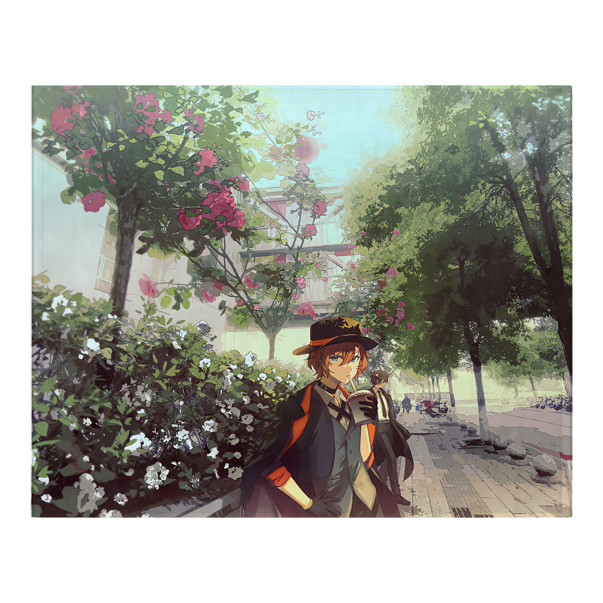 （画像用） 文豪ストレイドッグス Bungo Stray Dogs フランネルブランケット・多サイズ対応（横型）