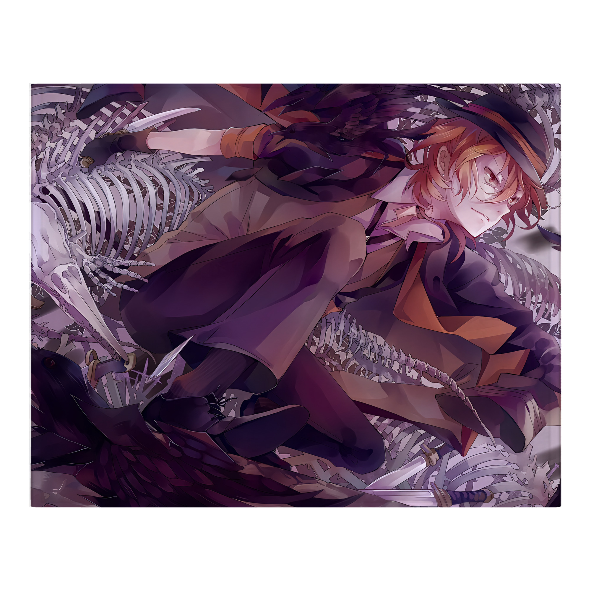（画像用） 文豪ストレイドッグス Bungo Stray Dogs フランネルブランケット・多サイズ対応（横型）