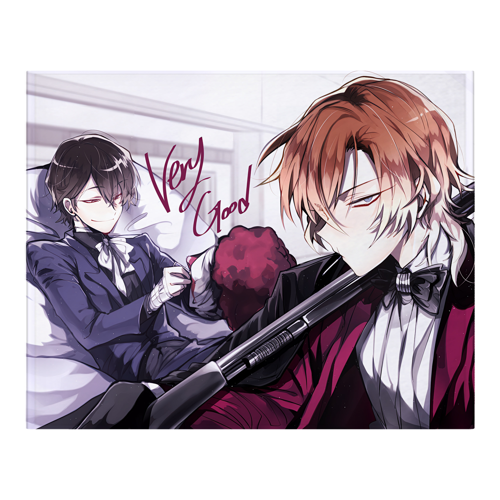 （画像用） 文豪ストレイドッグス Bungo Stray Dogs フランネルブランケット・多サイズ対応（横型）