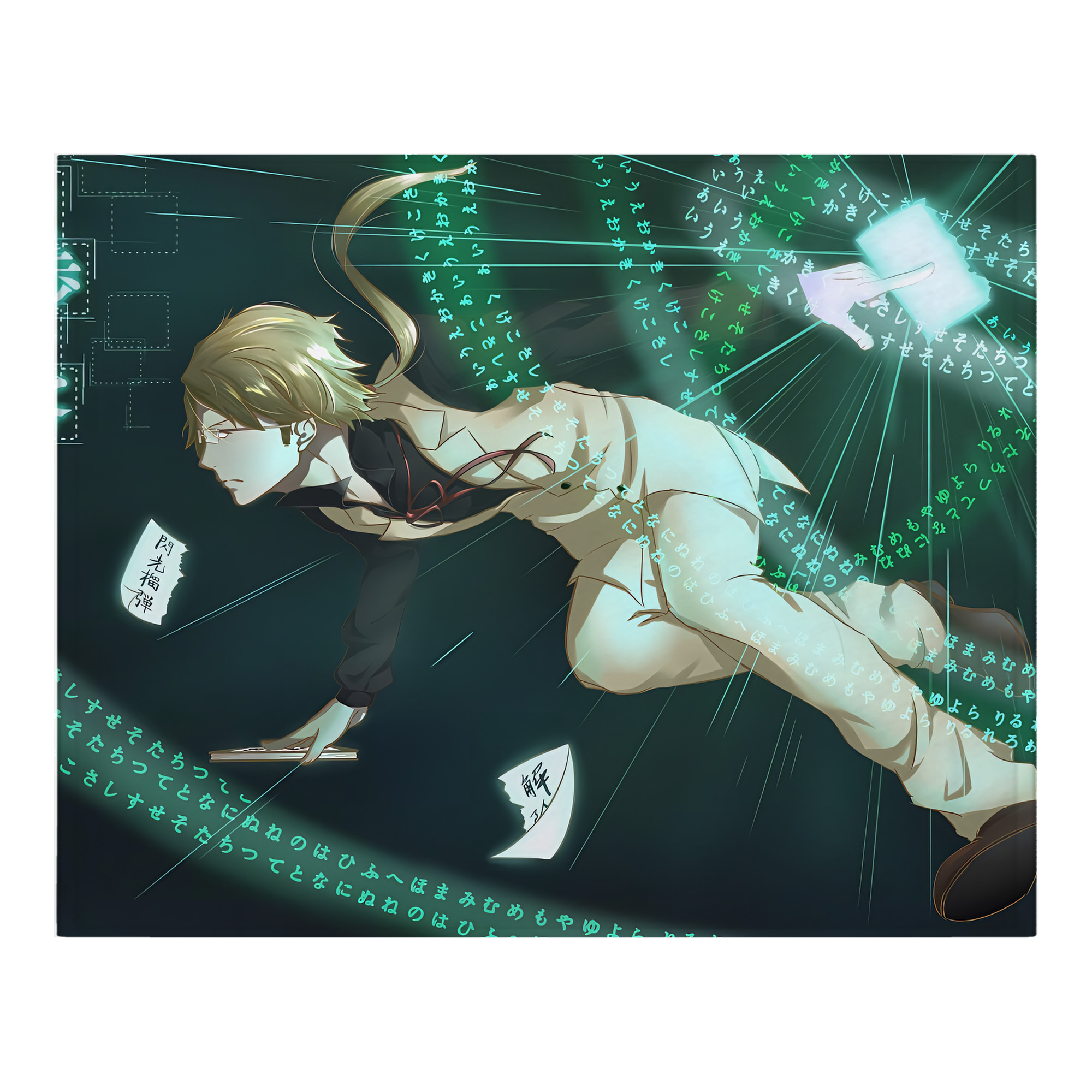 （画像用） 文豪ストレイドッグス Bungo Stray Dogs フランネルブランケット・多サイズ対応（横型）