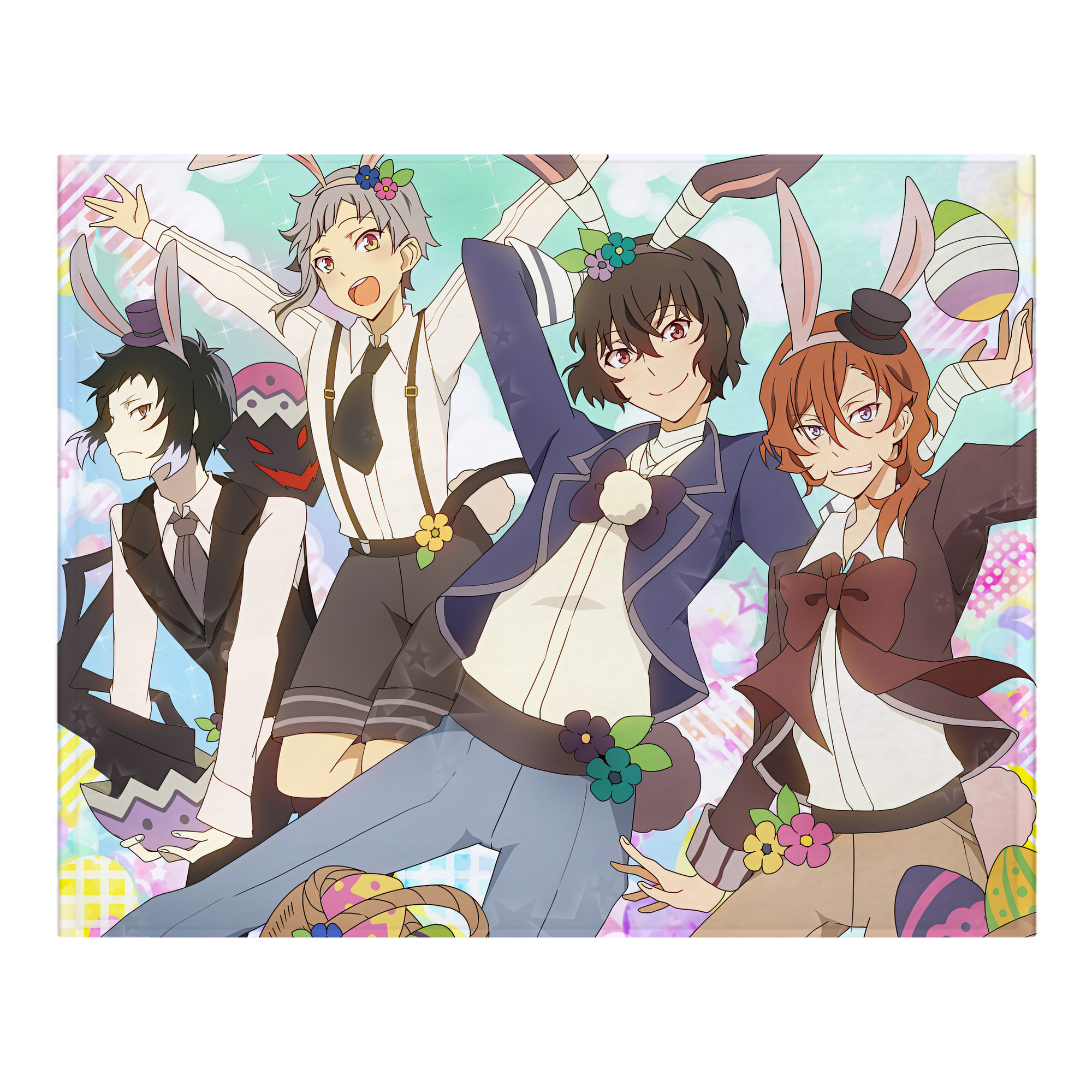 （画像用） 文豪ストレイドッグス Bungo Stray Dogs フランネルブランケット・多サイズ対応（横型）